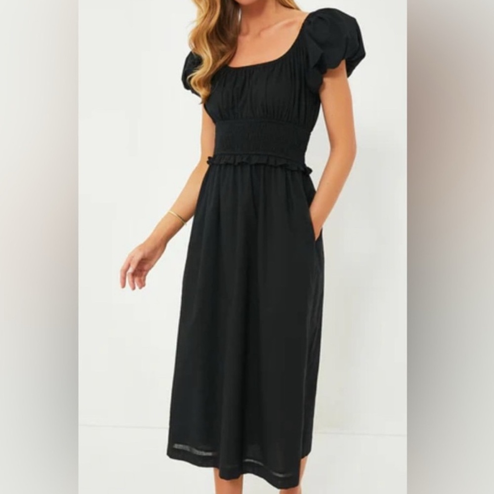 NWOT Tuckernuck Pomander Place Flynn Puff Sleeve Smocked Waist Dress